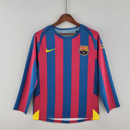 FC Barcelona 2005/2006 Home Kit – Long Sleeves