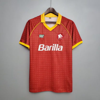 AS ROMA – 1990/1991 Home Kit