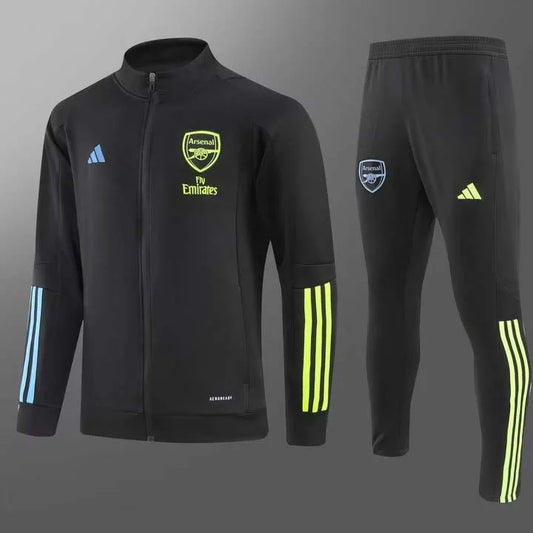 2023/2024 Arsenal Long Zip Jacke Black Football Shirt