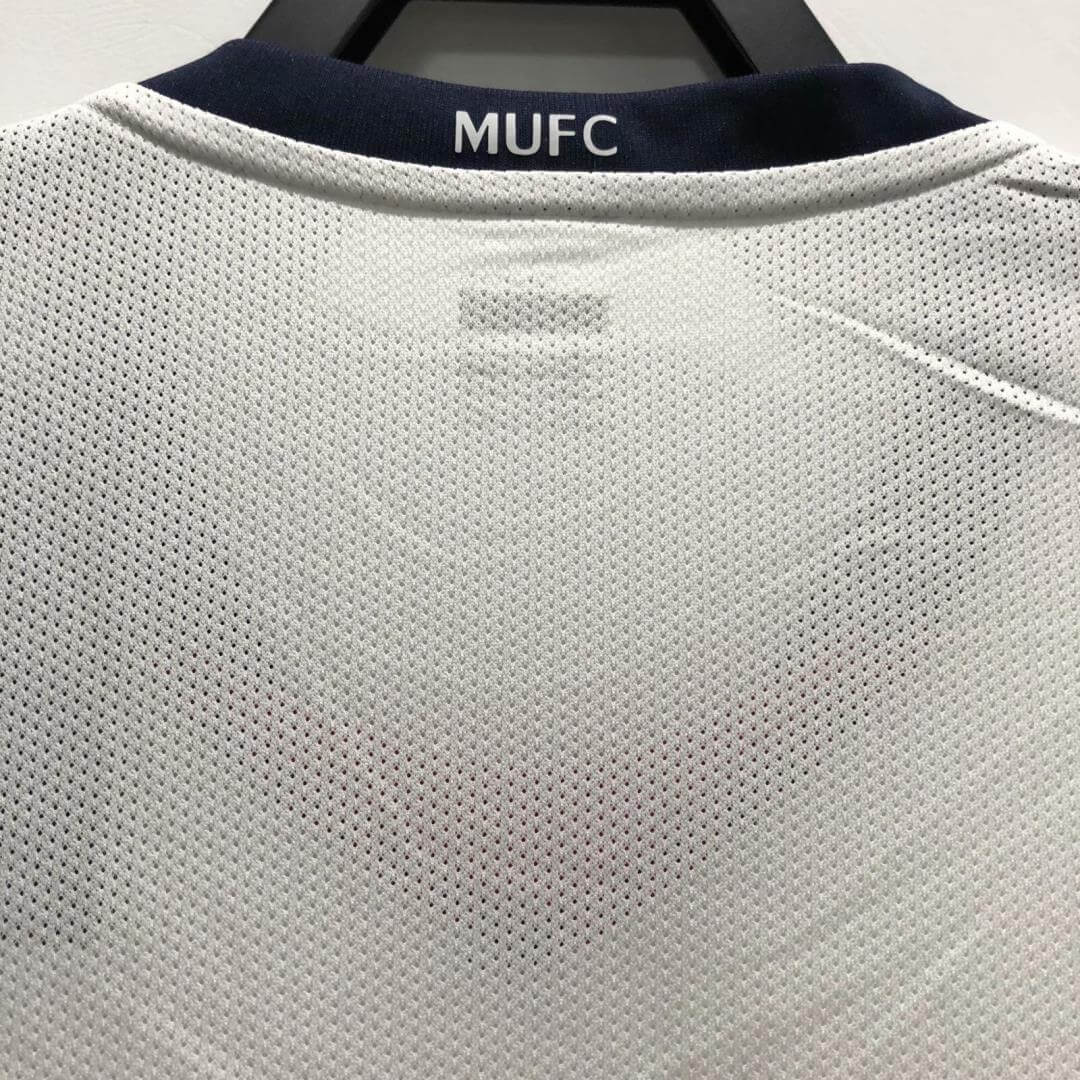 MANU 2008/2009 Away White UCL final Kit – Long Sleeves