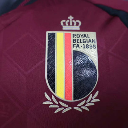 2024 Player Version Belgium National Team Home Football Shirt