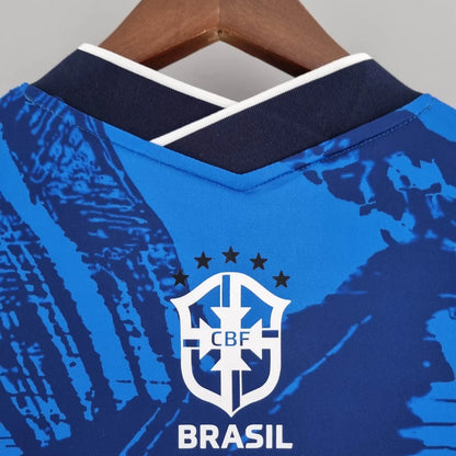 2022 Brazil Classic Blue Soccer Jersey