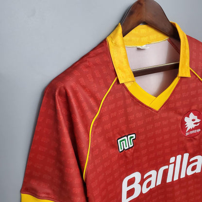 AS ROMA – 1990/1991 Home Kit