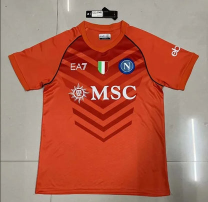 2023/2024 Napoli Goalkeeper Orange Soccer Jersey