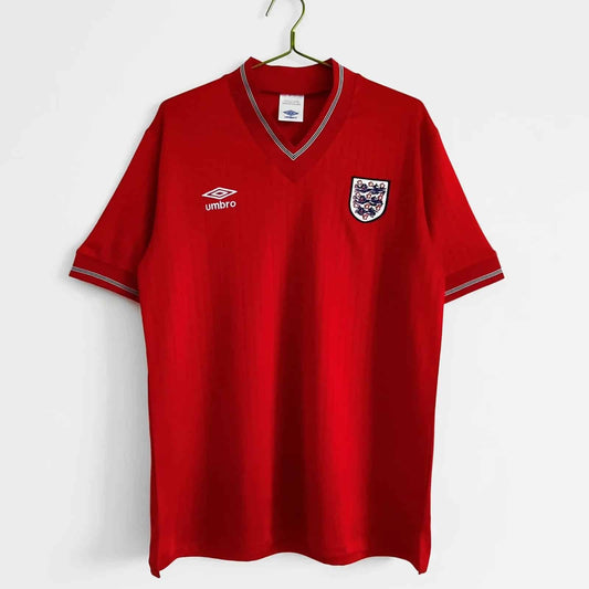 England 1984/87 Away Red Kit