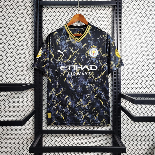 MANCHESTER CITY TREBLE WINNERS KIT – FAN VERSION