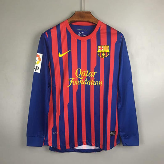 FC Barcelona 2011/2012 Home Kit – Long Sleeves