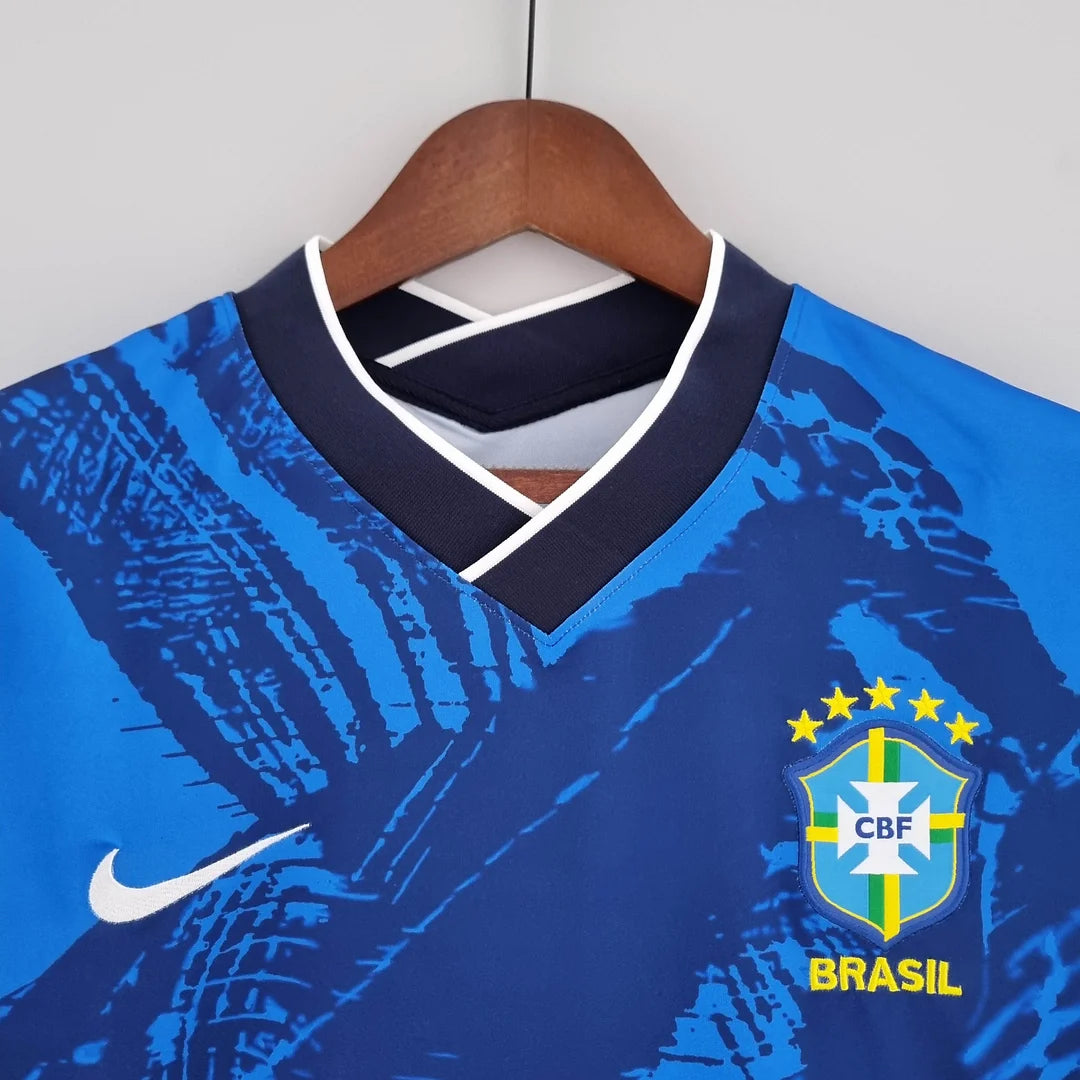 2022 Brazil Classic Blue Soccer Jersey