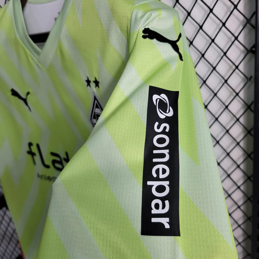 2023/2024 Borussia Mönchengladbach Goalkeeper Fluorescent Green Football Jersey