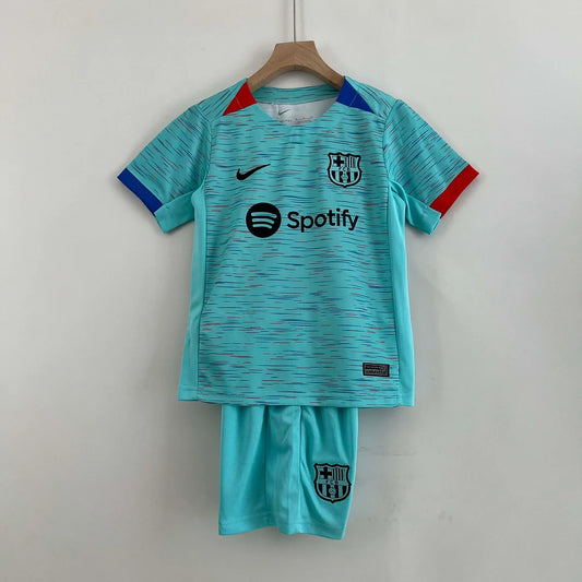 2023/2024 Barcelona Third Away Football Shirt 1:1 Thai Quality Kids Size