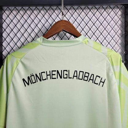 2023/2024 Borussia Mönchengladbach Goalkeeper Fluorescent Green Football Jersey