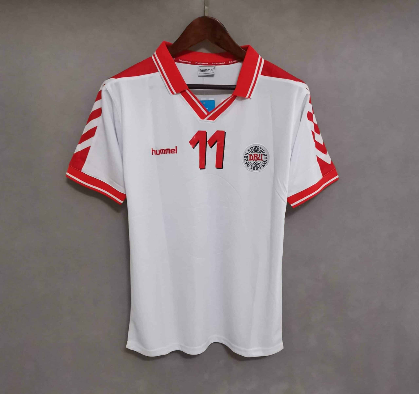 Denmark 1998 Away white kit