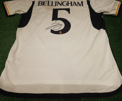 Jude Bellingham SIGNED Real Madrid Signature Shirt/Jersey 23/24 + COA Bellingham