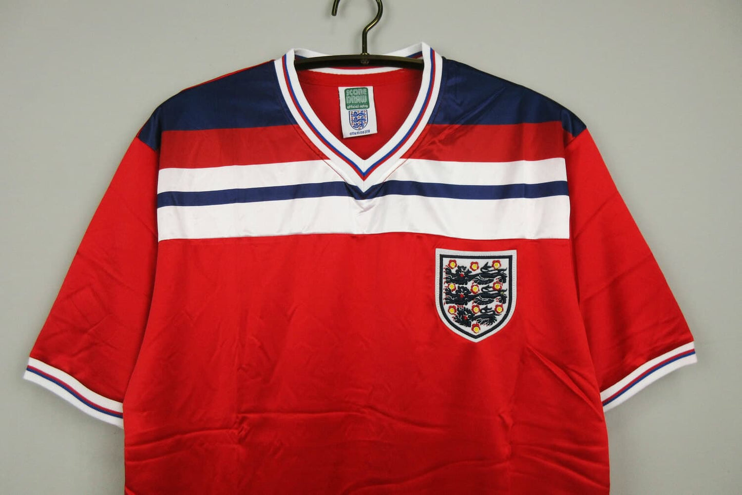 England 1980 Away red Kit