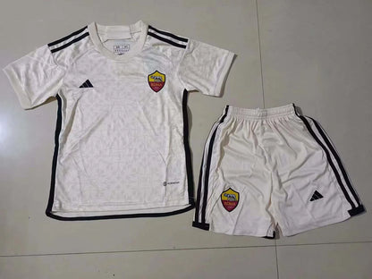 2023/2024 Roma Away Soccer Jersey 1:1 Thai Quality Kids Size