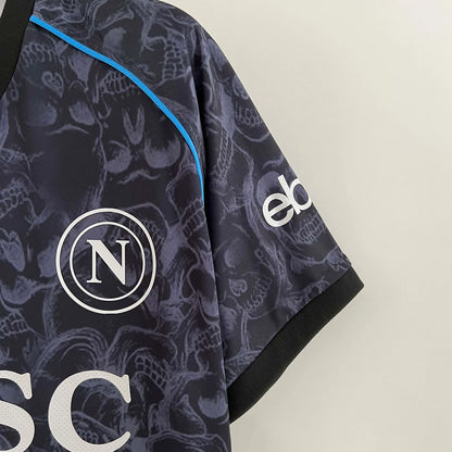 2023/2024 Napoli Halloween Special Edition Black Soccer Jersey