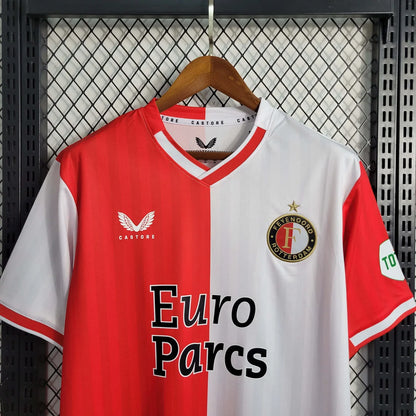 2023/2024 Feyenoord Rotterdam Home Football Shirt