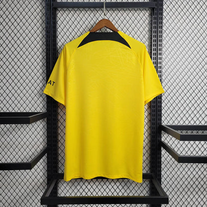 2023/2024 Psg Paris Saint-Germain Training Wear Yellow