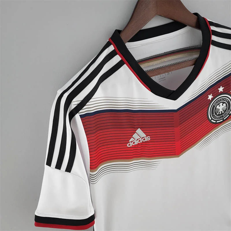 2014 Retro Germany Home Soccer Jersey