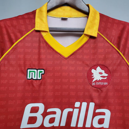 AS ROMA – 1990/1991 Home Kit