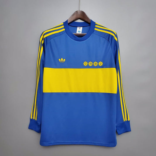 Boca Juniors 1981/1982 Home Kit- Long sleeves