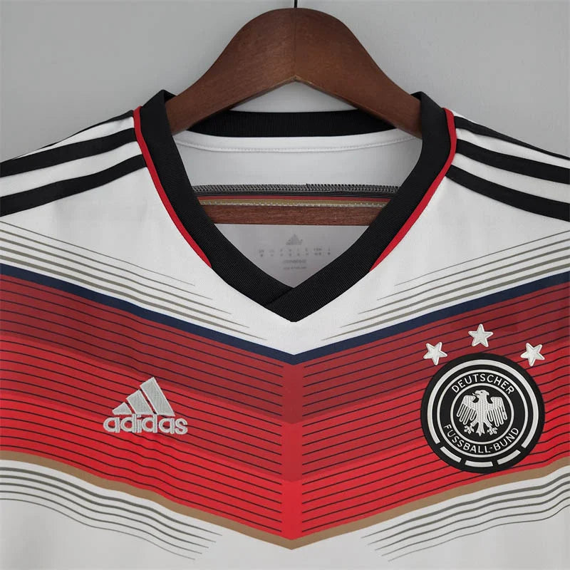 2014 Retro Germany Home Soccer Jersey