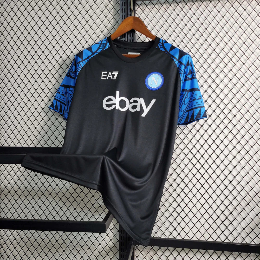 2023/2024 Napoli Training Wear Black Soccer Jersey