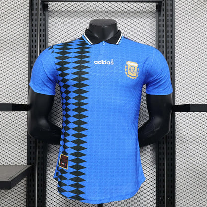 1994 Player Version Retro Argentina National Team Away Jersey