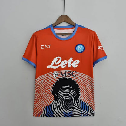 Napoli Soccer Commemorative Edition Red Jersey 2021/2022