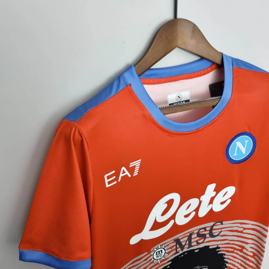 Napoli Soccer Commemorative Edition Red Jersey 2021/2022