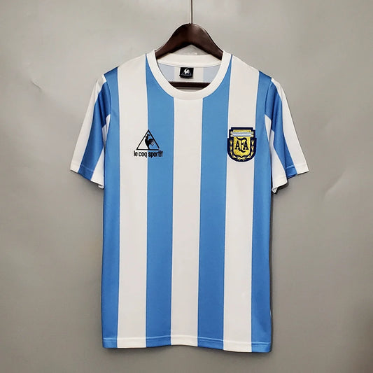 1986 Retro Argentina National Team Home Jersey