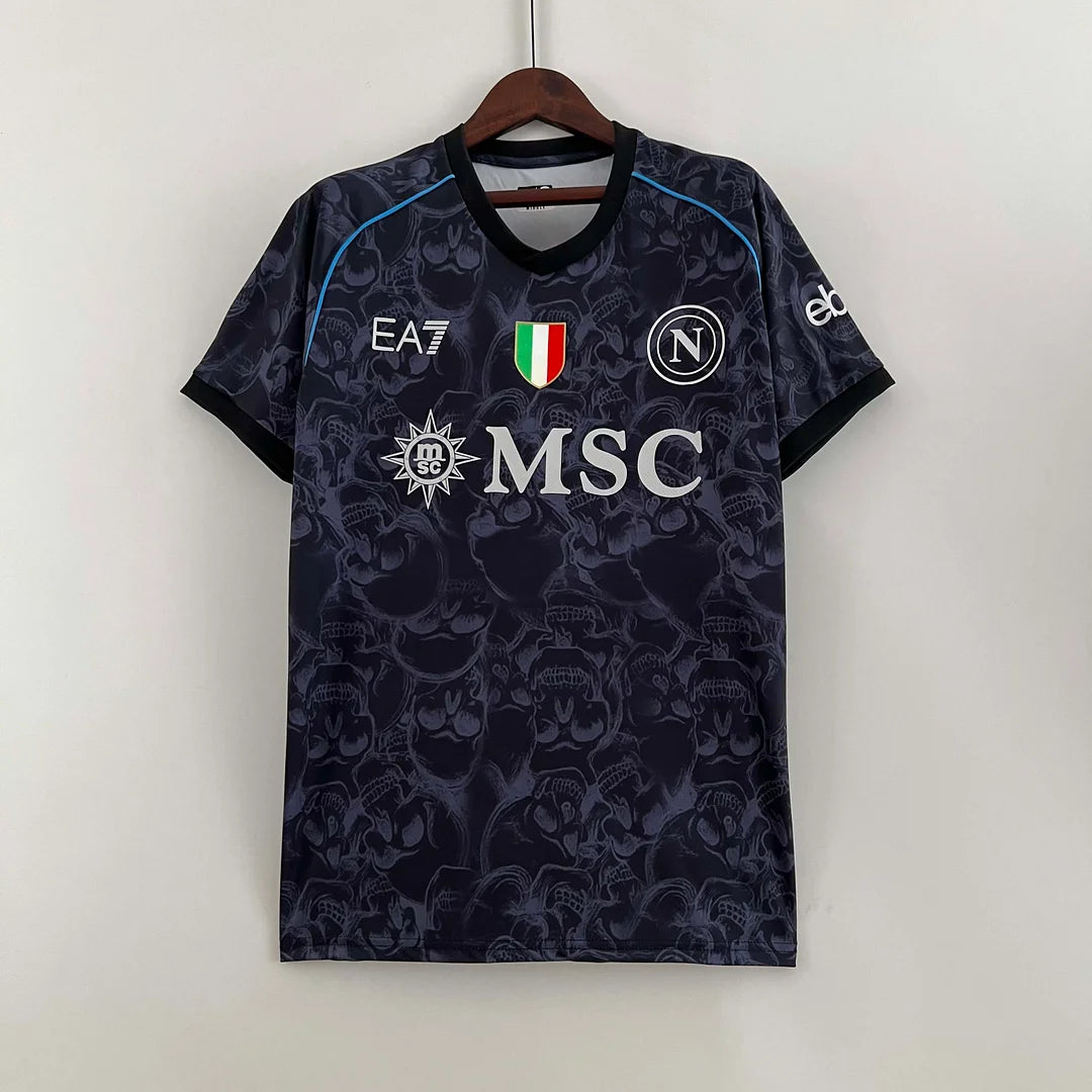 2023/2024 Napoli Halloween Special Edition Black Soccer Jersey