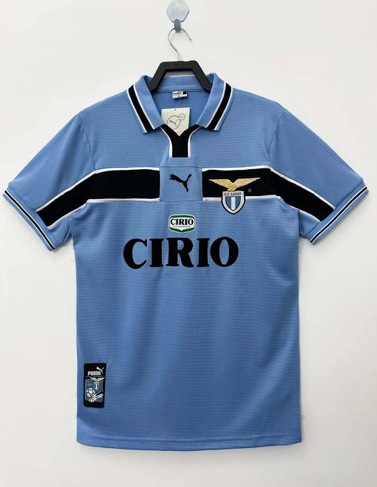 1998/1999 Retro Lazio Home Soccer Jersey