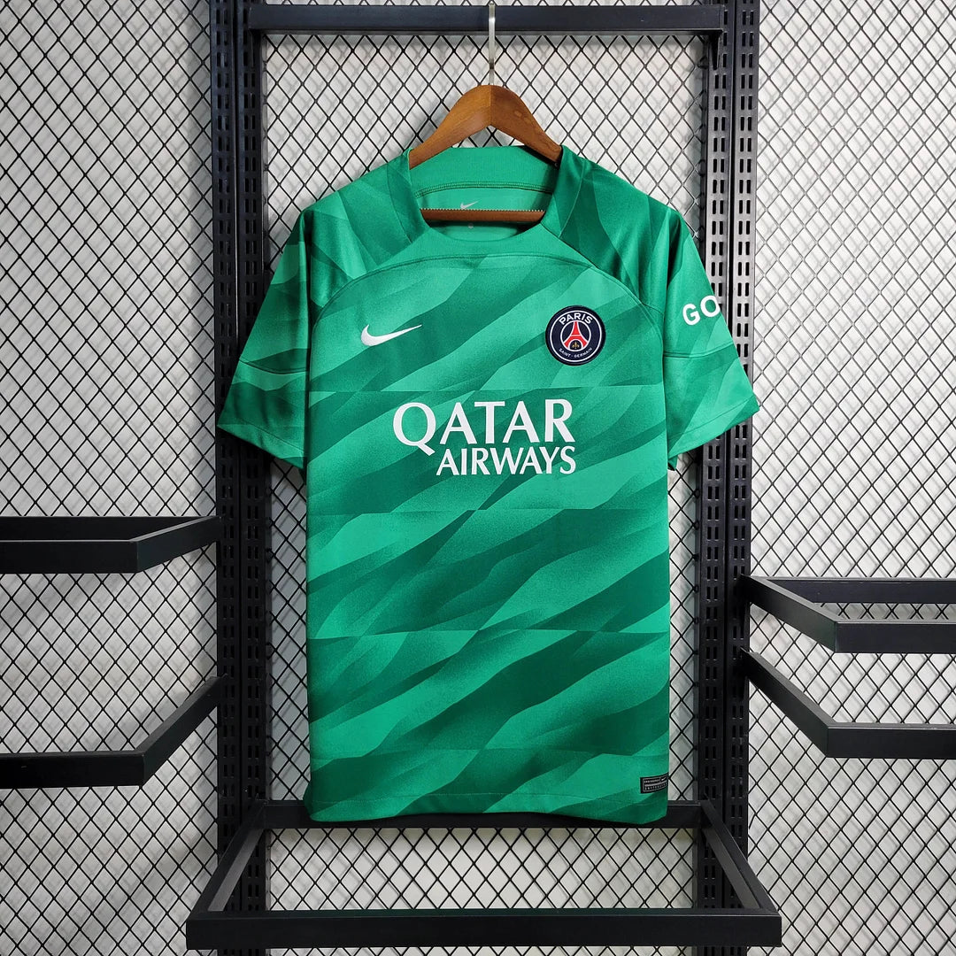 2023/2024 Psg Paris Saint-Germain Goalkeeper Green Football Shirt