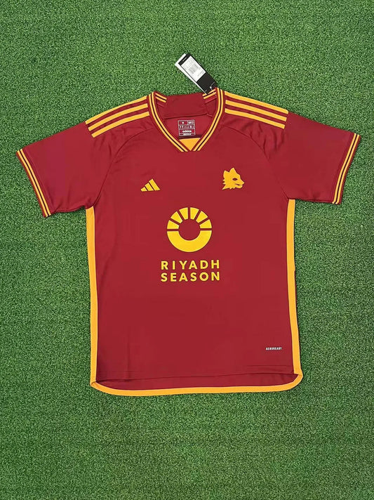 2023/2024 Roma Home Sponsor Edition Soccer Jersey