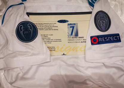 Cristiano Ronaldo SIGNED Real Madrid UCL Final 2018 Signature Shirt/Jersey + COA 17/18