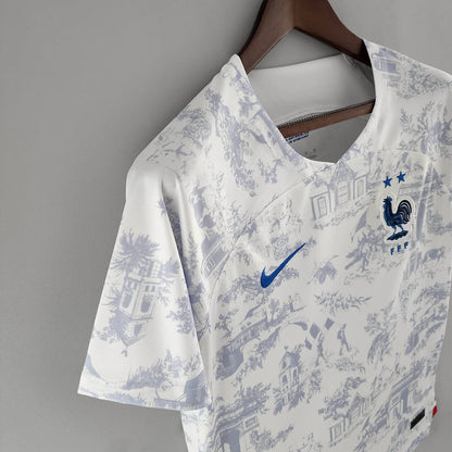 2022 FIFA World Cup France Away Football Shirt White