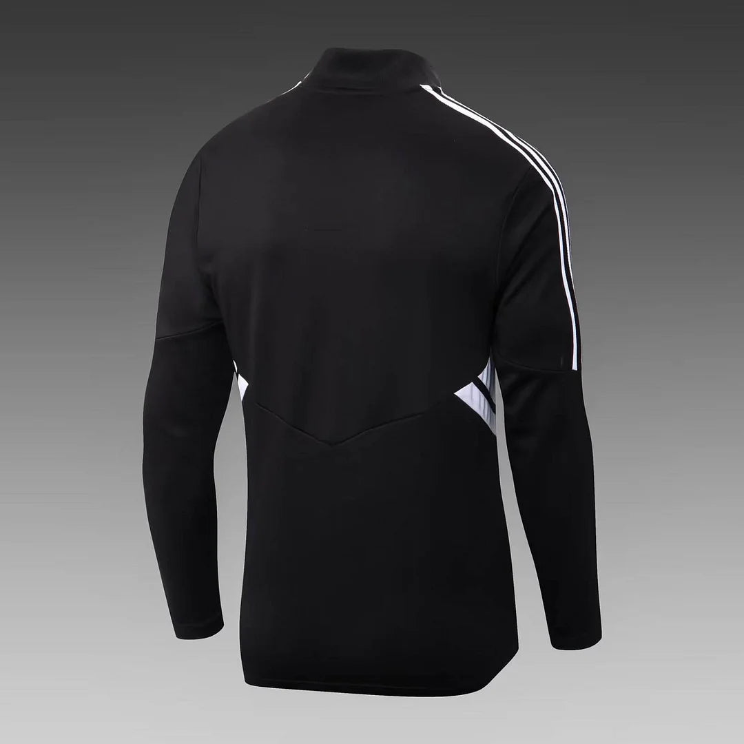 2022/2023 Feyenoord Rotterdam Half-Pull Training Suit Black Football Shirt