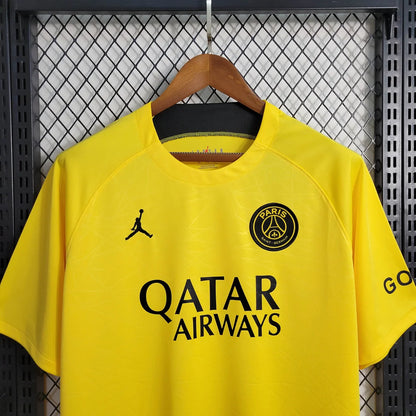 2023/2024 Psg Paris Saint-Germain Training Wear Yellow