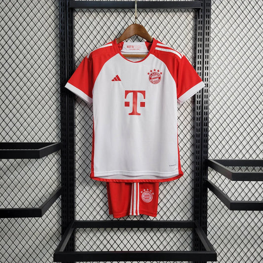 2023/2024 Bayern Munich Home Football Jersey 1:1 Thai Quality Kids Size