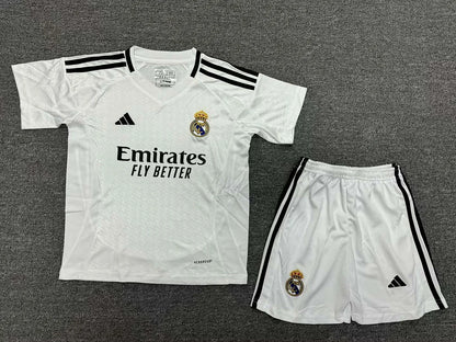 2024/2025 Real Madrid Home Football Shirt 1:1 Thai Quality Kids Size