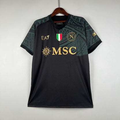 2023/2024 Napoli Halloween Special Edition Black Soccer Jersey