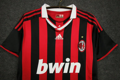 AC Milan 2009/2010 Home Kit – Short Sleeves