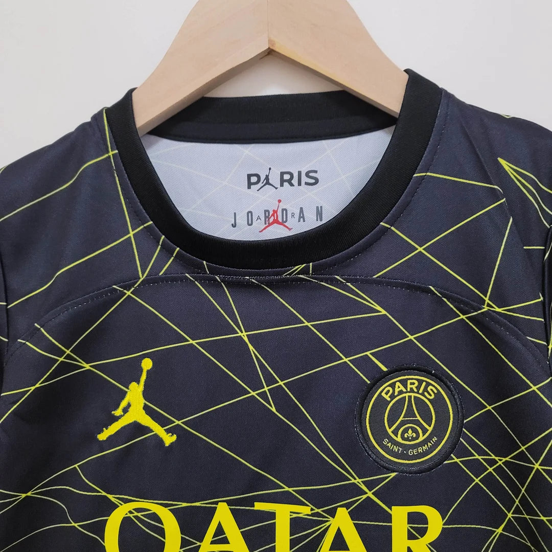 2022/2023 Psg Paris Saint-Germain Fourth Away Football Shirt 1:1 Thai Quality Kids Size