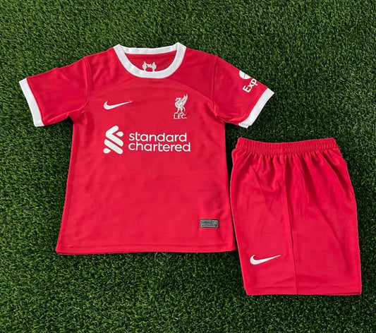 2023/2024 Liverpool Home Soccer Jersey 1:1 Thai Quality Kids Size