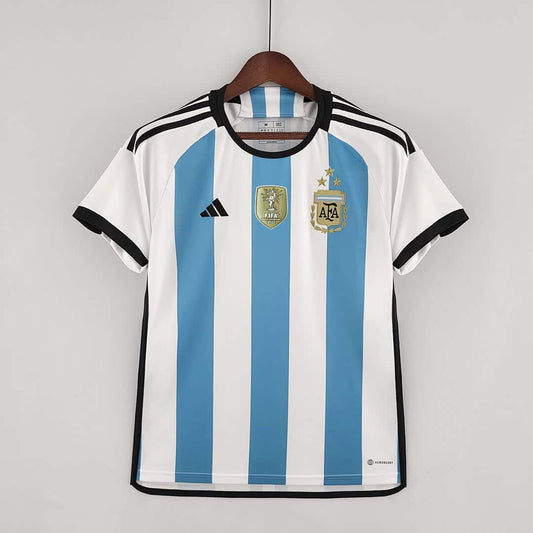 ARGENTINA QATAR 2022 WORLD CUP WINNERS – HOME KIT