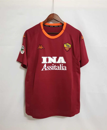 AS ROMA 2000/2001 Home Kit