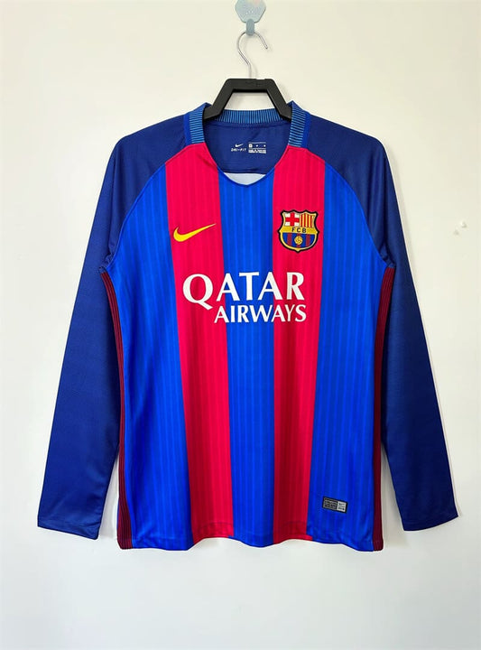 FC Barcelona 2016/2017 Home Kit – Long Sleeves