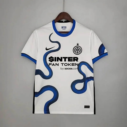 Internazionale Milan Football Jersey White 2021/2022